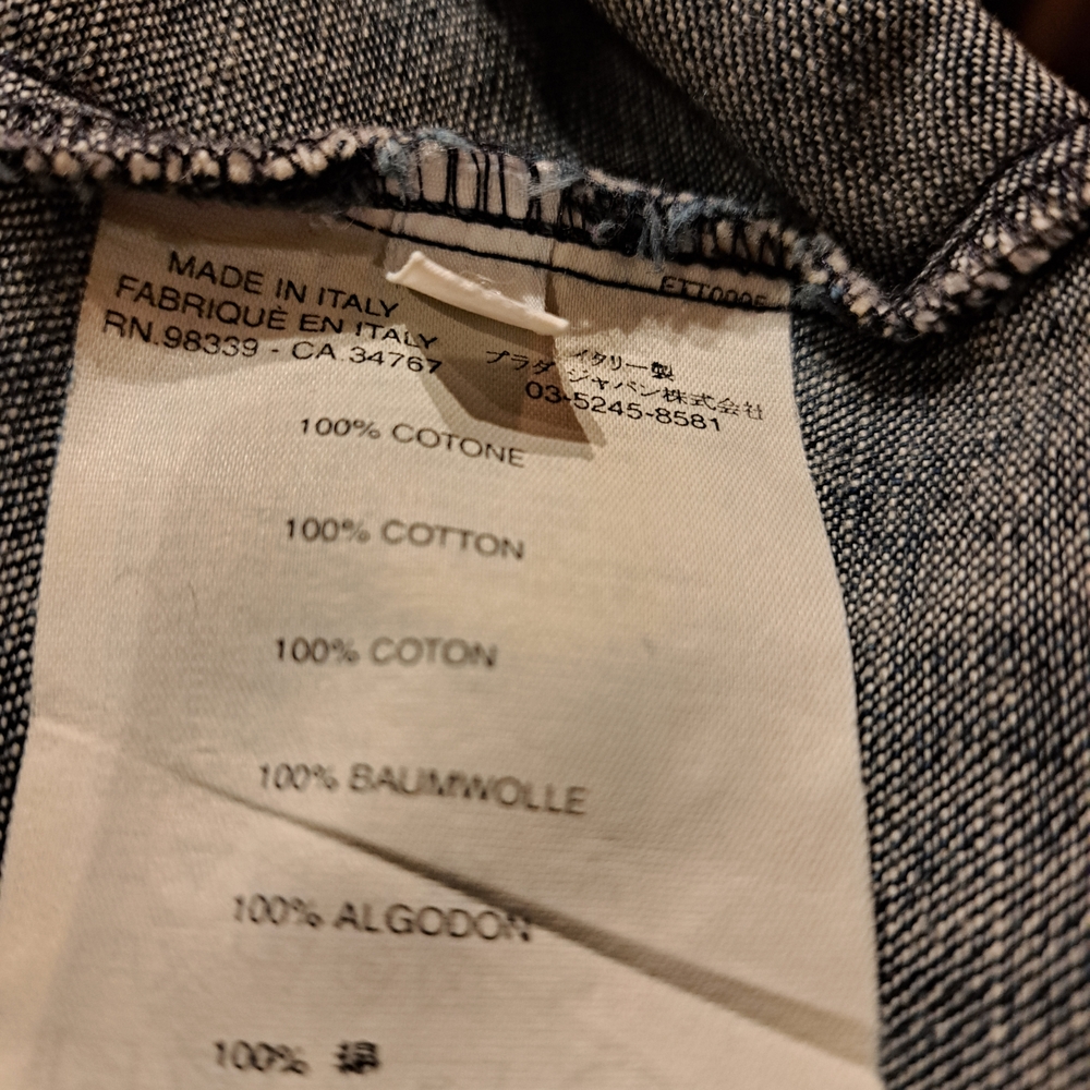 Miu Miu Dark Blue Denim Shirt - Picture 7 of 7